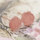 6mmインカローズ薔薇ピアス 6mmインカローズ薔薇ピアス