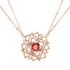 「庭園」 VILLANDRY Spinel×Rosecut Diamond pendant 「ヴィランドリー」ピンクスピネル×ローズカットダイヤ ペンダント(チェーン付) 「庭園」 VILLANDRY Spinel×Rosecut Diamond pendant 「ヴィランドリー」ピンクスピネル×ローズカットダイヤ ペンダント(チェーン付)