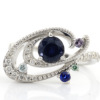 GINGA Spinel×Diamond ring 「銀河」スピネル×アイスブルーダイヤ×ダイヤモンド リング GINGA Spinel×Diamond ring 「銀河」スピネル×アイスブルーダイヤ×ダイヤモンド リング
