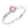 Pt900 0.72ct 非加熱パパラチアサファイア リング「クール」 AIGS鑑別付 Pt900 0.72ct 非加熱パパラチアサファイア リング「クール」 AIGS鑑別付